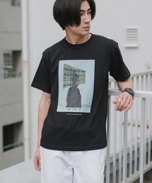 POET MEETS DUBWISE（ポエットミーツダブワイズ）の「POET MEETS DUBWISE/ポエットミーツダブワイズ KJLW COLLAGE 02 T-shirt フォトTシャツ プリントTシャツ 2026年春夏（Tシャツ/カットソー）」