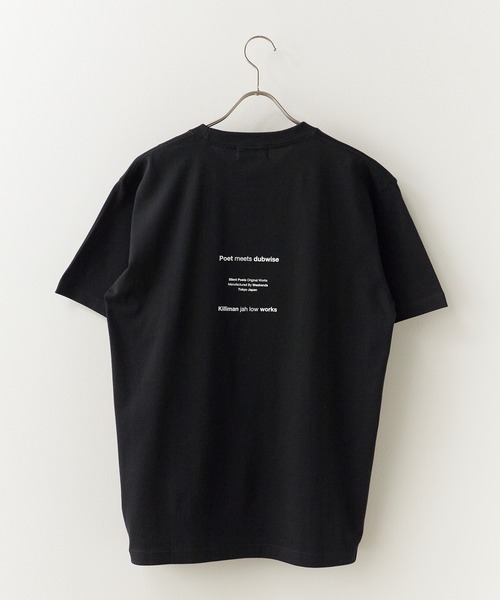 POET MEETS DUBWISE(ポエットミーツダブワイズ)の「POET MEETS DUBWISE/ポエットミーツダブワイズ KJLW COLLAGE 02 T-shirt フォトTシャツ プリントTシャツ 2026年春夏(Tシャツ/カットソー・メンズ・ブラック/グレー・M/L/XL)」の12枚目の写真