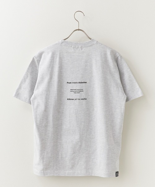 POET MEETS DUBWISE(ポエットミーツダブワイズ)の「POET MEETS DUBWISE/ポエットミーツダブワイズ KJLW COLLAGE 02 T-shirt フォトTシャツ プリントTシャツ 2026年春夏(Tシャツ/カットソー・メンズ・ブラック/グレー・M/L/XL)」の14枚目の写真