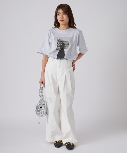 POET MEETS DUBWISE(ポエットミーツダブワイズ)の「POET MEETS DUBWISE/ポエットミーツダブワイズ KJLW COLLAGE 02 T-shirt フォトTシャツ プリントTシャツ 2026年春夏(Tシャツ/カットソー・メンズ・ブラック/グレー・M/L/XL)」の19枚目の写真