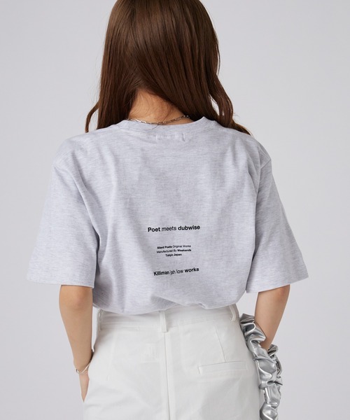 POET MEETS DUBWISE(ポエットミーツダブワイズ)の「POET MEETS DUBWISE/ポエットミーツダブワイズ KJLW COLLAGE 02 T-shirt フォトTシャツ プリントTシャツ 2026年春夏(Tシャツ/カットソー・メンズ・ブラック/グレー・M/L/XL)」の17枚目の写真