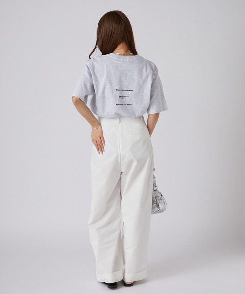 POET MEETS DUBWISE(ポエットミーツダブワイズ)の「POET MEETS DUBWISE/ポエットミーツダブワイズ KJLW COLLAGE 02 T-shirt フォトTシャツ プリントTシャツ 2026年春夏(Tシャツ/カットソー・メンズ・ブラック/グレー・M/L/XL)」の22枚目の写真