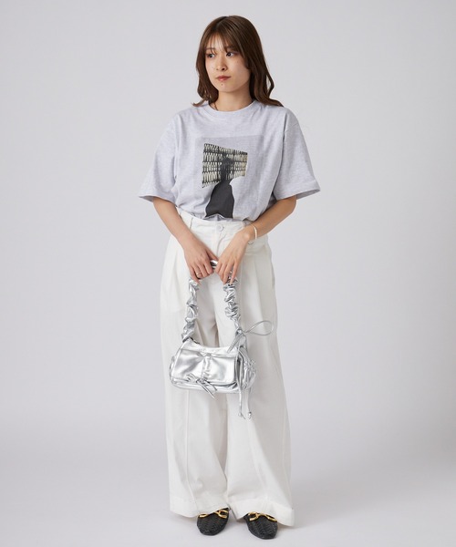 POET MEETS DUBWISE(ポエットミーツダブワイズ)の「POET MEETS DUBWISE/ポエットミーツダブワイズ KJLW COLLAGE 02 T-shirt フォトTシャツ プリントTシャツ 2026年春夏(Tシャツ/カットソー・メンズ・ブラック/グレー・M/L/XL)」の20枚目の写真