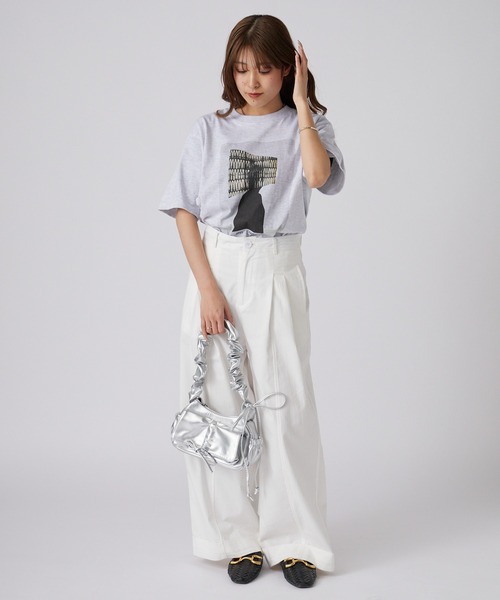 POET MEETS DUBWISE(ポエットミーツダブワイズ)の「POET MEETS DUBWISE/ポエットミーツダブワイズ KJLW COLLAGE 02 T-shirt フォトTシャツ プリントTシャツ 2026年春夏(Tシャツ/カットソー・メンズ・ブラック/グレー・M/L/XL)」の21枚目の写真