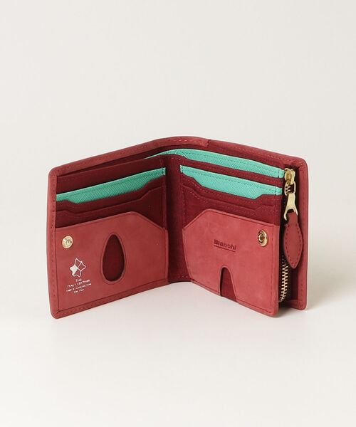 FUNALIVE（ファンアライブ）の「Bianchi ヌバック革ラウンドファスナー二つ折り財布（財布・メンズ・ワインレッド・フリー）」の21枚目の写真