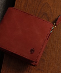 FUNALIVE | Bianchi ヌバック革ラウンドファスナー二つ折り財布(財布)