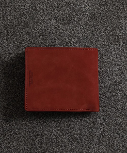 FUNALIVE（ファンアライブ）の「Bianchi ヌバック革ラウンドファスナー二つ折り財布（財布・メンズ・ワインレッド・フリー）」の12枚目の写真