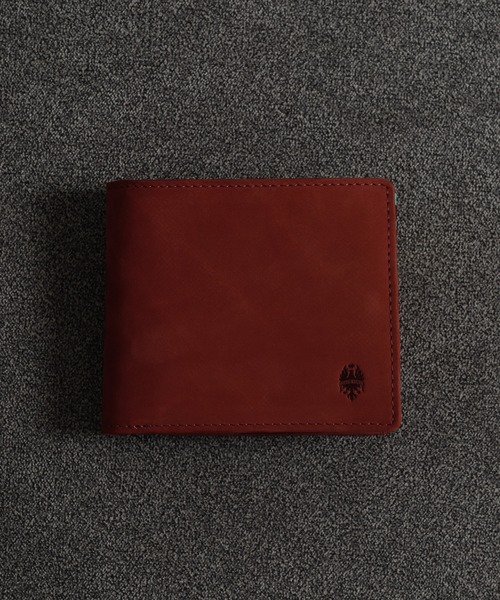 FUNALIVE（ファンアライブ）の「Bianchi ヌバック革ラウンドファスナー二つ折り財布（財布・メンズ・ワインレッド・フリー）」の4枚目の写真