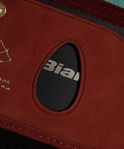 FUNALIVE（ファンアライブ）の「Bianchi ヌバック革ラウンドファスナー二つ折り財布（財布・メンズ・ワインレッド・フリー）」の8枚目の写真