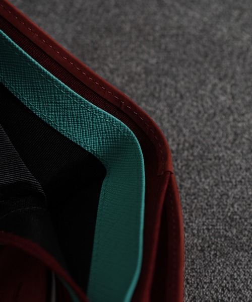 FUNALIVE（ファンアライブ）の「Bianchi ヌバック革ラウンドファスナー二つ折り財布（財布・メンズ・ワインレッド・フリー）」の11枚目の写真