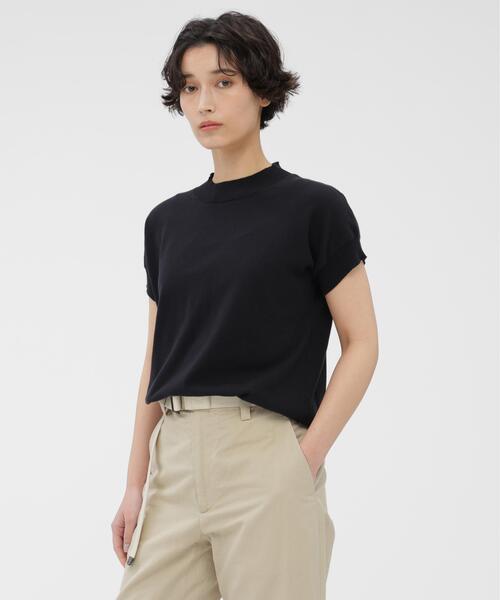 MARGARET HOWELL(マーガレットハウエル)の「HIGHTWIST COTTON(ニット/セーター・レディース・ブラウン/ホワイト/ブラック・2)」の3枚目の写真