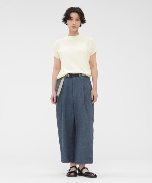 MARGARET HOWELL(マーガレットハウエル)の「HIGHTWIST COTTON(ニット/セーター・レディース・ブラウン/ホワイト/ブラック・2)」の7枚目の写真