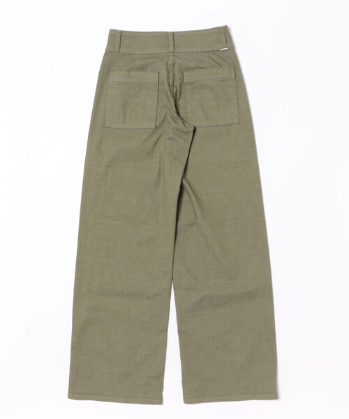 SOMETHING(サムシング)の「SOMETHING SUMMER セミワイドデニムパンツ【夏用/COOL/涼/抗菌/防臭/制菌】(その他パンツ・レディース・グリーン/ダークインディゴブルー/ライトインディゴブルー/カーキ・X-SMALL/SMALL/MEDIUM/LARGE)」の5枚目の写真