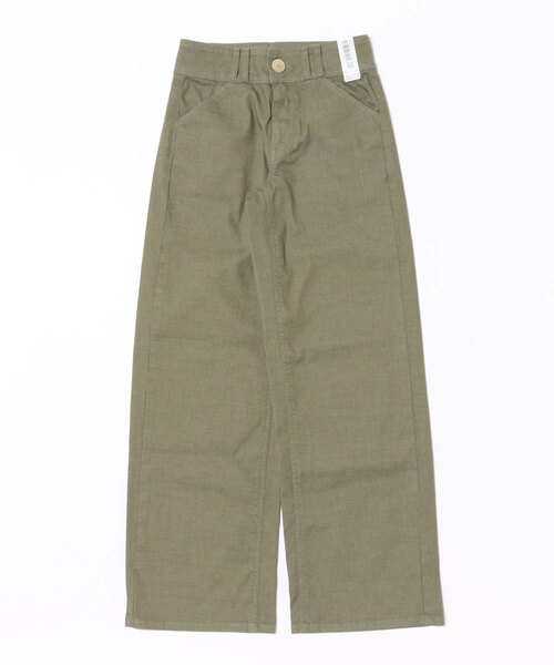 SOMETHING(サムシング)の「SOMETHING SUMMER セミワイドデニムパンツ【夏用/COOL/涼/抗菌/防臭/制菌】(その他パンツ・レディース・グリーン/ダークインディゴブルー/ライトインディゴブルー/カーキ・X-SMALL/SMALL/MEDIUM/LARGE)」の15枚目の写真