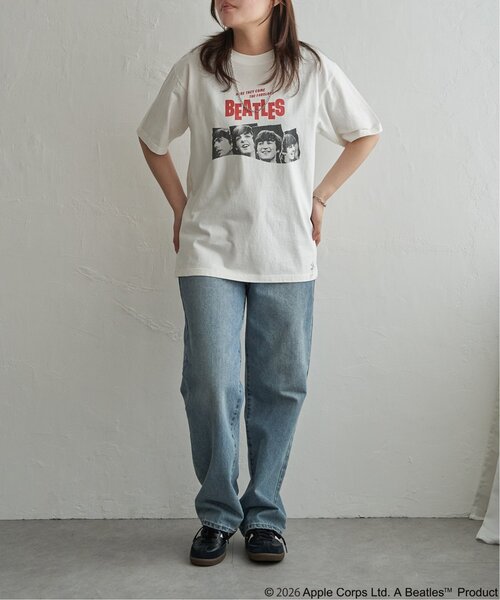 The Beatles(ザビートルズ)の「THE BEATLES ザ ビートルズ ツアープリントTシャツ(Tシャツ/カットソー・メンズ・ライトブルー/チャコール/ホワイト・S/M/L/LL)」の5枚目の写真