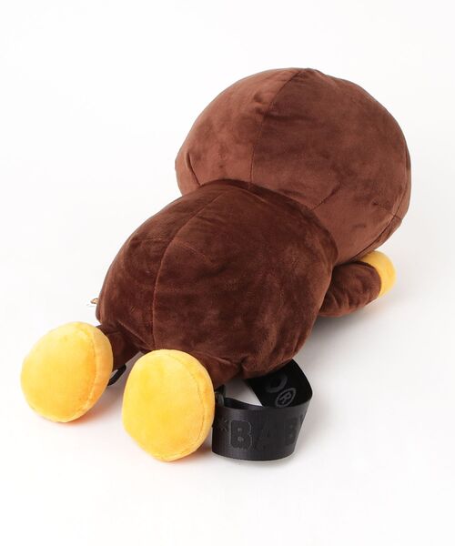 A BATHING APE(アベイシングエイプ)の「BABY MILO MEDIUM PLUSH DOLL BACKPACK #5(バックパック/リュック・メンズ・ブラウン・FREE)」の7枚目の写真