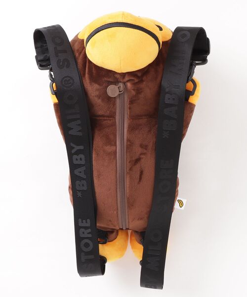 A BATHING APE(アベイシングエイプ)の「BABY MILO MEDIUM PLUSH DOLL BACKPACK #5(バックパック/リュック・メンズ・ブラウン・FREE)」の9枚目の写真