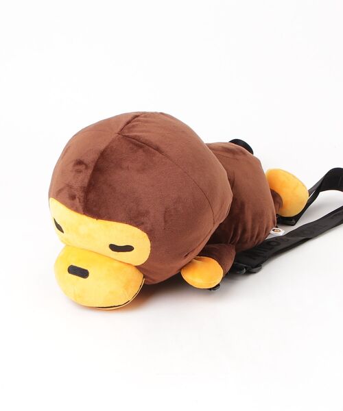 A BATHING APE(アベイシングエイプ)の「BABY MILO MEDIUM PLUSH DOLL BACKPACK #5(バックパック/リュック・メンズ・ブラウン・FREE)」の10枚目の写真