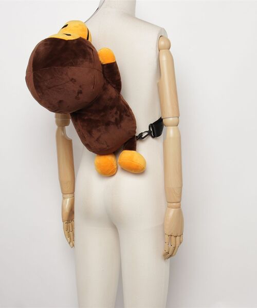 A BATHING APE(アベイシングエイプ)の「BABY MILO MEDIUM PLUSH DOLL BACKPACK #5(バックパック/リュック・メンズ・ブラウン・FREE)」の11枚目の写真