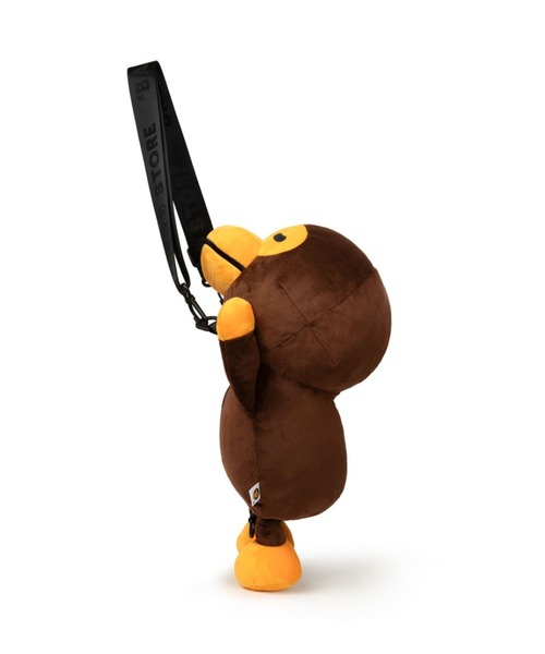 A BATHING APE(アベイシングエイプ)の「BABY MILO MEDIUM PLUSH DOLL BACKPACK #5(バックパック/リュック・メンズ・ブラウン・FREE)」の3枚目の写真