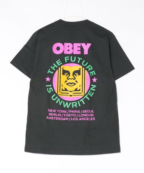OBEY（オベイ）の「OBEY FUTURE UNWRITTEN 165264297（Tシャツ/カットソー・メンズ・ホワイト/ブラック・S/M/L）」の4枚目の写真