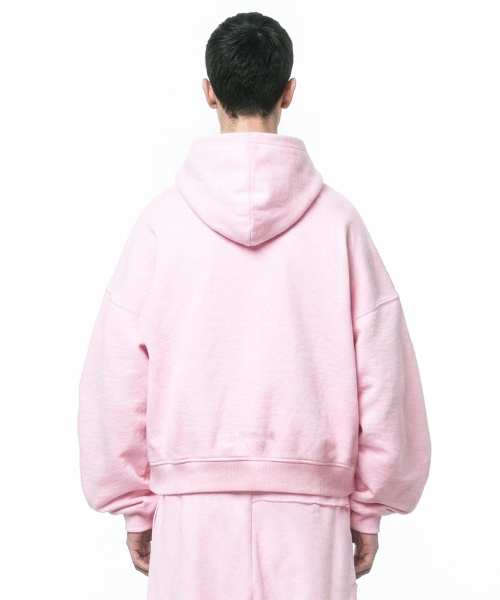PRINOAR(プリノア)の「リファインドヒューズフード - ヘブンリーピンク(パーカー・レディース・ライトピンク・MEDIUM/LARGE/X-LARGE)」の5枚目の写真