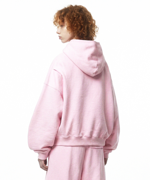 PRINOAR(プリノア)の「リファインドヒューズフード - ヘブンリーピンク(パーカー・レディース・ライトピンク・MEDIUM/LARGE/X-LARGE)」の8枚目の写真
