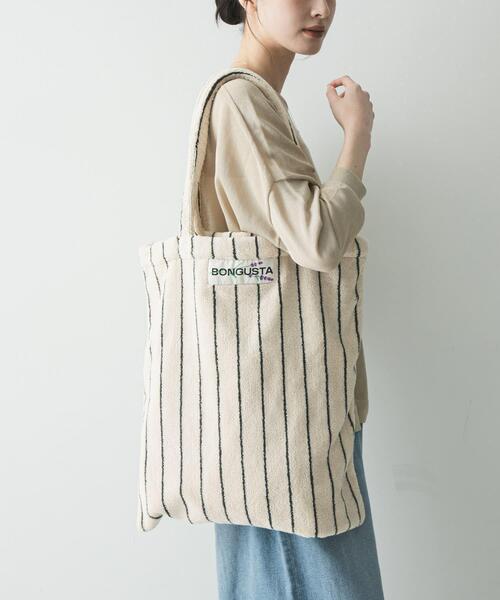 BONGUSTA(ボングスタ)の「BONGUSTA NARAM TOTEBAG(トートバッグ・レディース・アイボリー/キャメル/ダークブラウン/イエロー/ブルー系その他・-)」の2枚目の写真