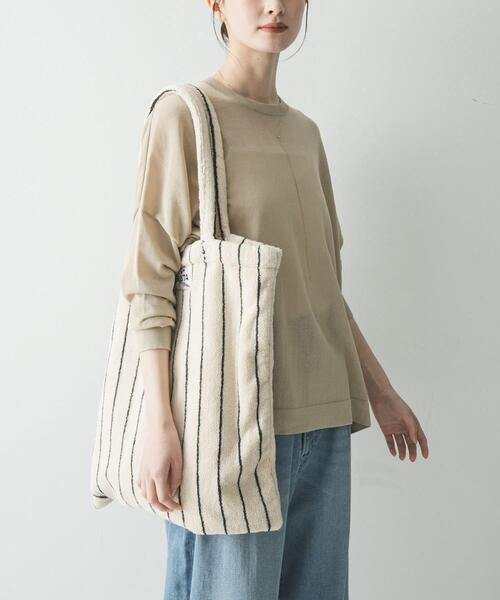 BONGUSTA(ボングスタ)の「BONGUSTA NARAM TOTEBAG(トートバッグ・レディース・アイボリー/キャメル/ダークブラウン/イエロー/ブルー系その他・-)」の8枚目の写真