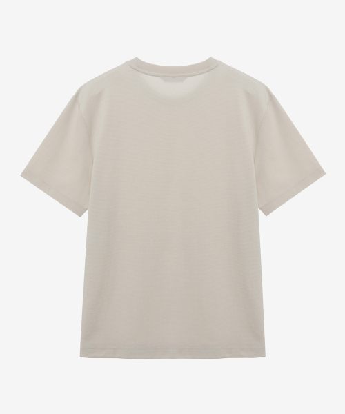 MINDBRIDGE(マインドブリッジ)の「ワッフル生地Tシャツ - 3色(Tシャツ/カットソー・メンズ・ブラック/ライトベージュ/ホワイト・95/100/105/110)」の7枚目の写真
