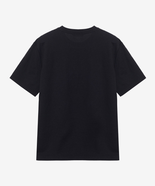 MINDBRIDGE(マインドブリッジ)の「ワッフル生地Tシャツ - 3色(Tシャツ/カットソー・メンズ・ブラック/ライトベージュ/ホワイト・95/100/105/110)」の9枚目の写真