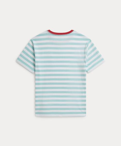 POLO RALPH LAUREN CHILDRENSWEAR(ポロ ラルフ ローレン チルドレンズウェア)の「ストライプド コットン ジャージー ポケット Tシャツ(Tシャツ/カットソー・キッズ・マルチ・L/M/S/XL)」の2枚目の写真