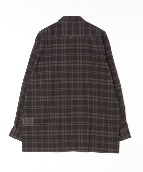 VOAAOV（ヴォアーブ）の「【VOAAOV】SHEER SHIRT Long Sleeve（シャツ/ブラウス・メンズ・ネイビー/チャコールグレー/ブラック/ブラウン・2/1）」の5枚目の写真