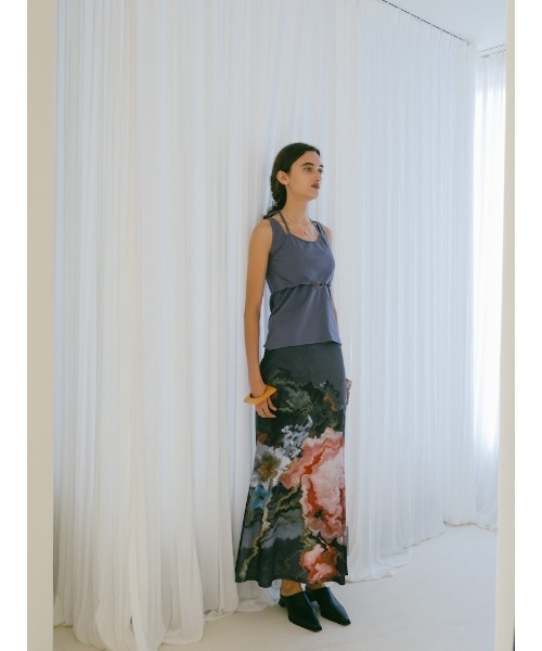sahara(サハラ)の「Layered Design Sleeveless Top/レイヤードデザインスリーブレストップ(タンクトップ・レディース・ブルー/ブラック/イエロー・FREE)」の13枚目の写真