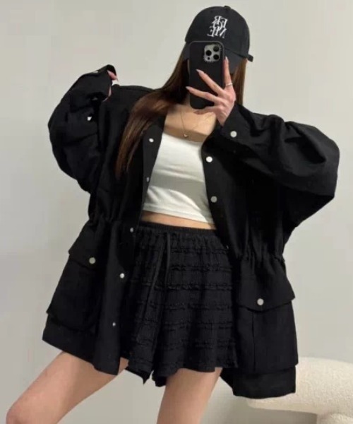 yuue' ( wear )（ユーイ）の「レースフリルショートパンツ（その他パンツ・レディース・ホワイト/ブラック・FREE）」の8枚目の写真