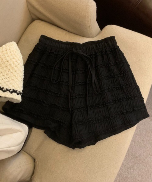 yuue' ( wear )（ユーイ）の「レースフリルショートパンツ（その他パンツ・レディース・ホワイト/ブラック・FREE）」の9枚目の写真
