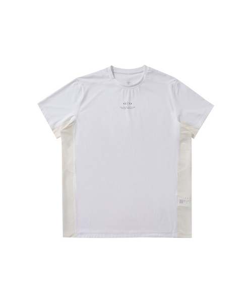 BUTTON SEOUL(ボタンソウル)の「エアフロー ハイブリッドテック ショートスリーブ (2カラー)(Tシャツ/カットソー・メンズ・ブラック/ホワイト・X-LARGE/LARGE/MEDIUM/SMALL)」の2枚目の写真