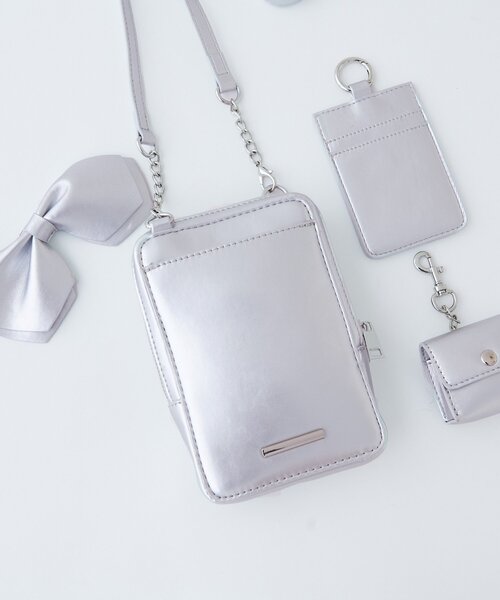 natural couture(ナチュラルクチュール)の「組み合わせスリムマルチショルダー(ショルダーバッグ・レディース・ブラウン/レッド/アイボリー/シルバー/ラベンダー/ブラック/サックスブルー・FREE)」の7枚目の写真