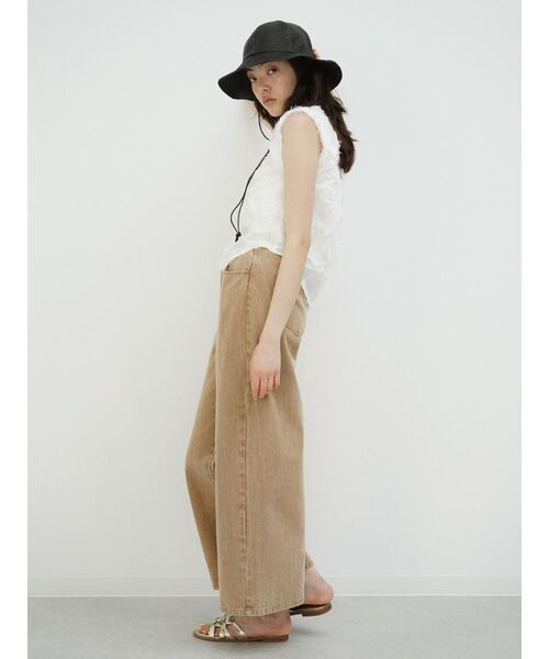 FIKA.(フィーカ)の「Back ribbon fringe blouse(シャツ/ブラウス・レディース・ブラック/オフホワイト・MEDIUM)」の12枚目の写真