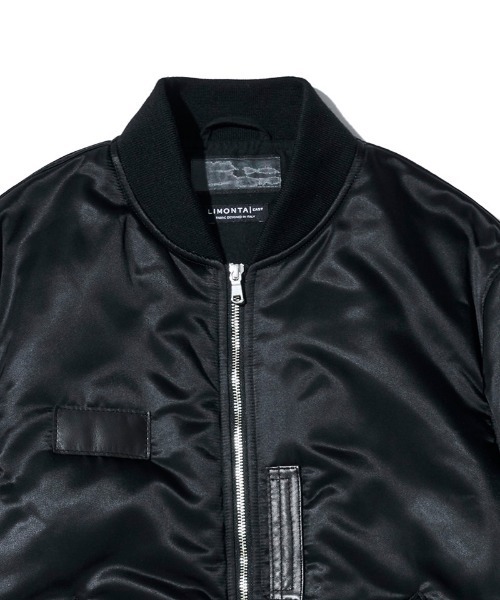 ACANTHUS(アカンサス)の「mj11564-LIMONTAOversize MA-1 ブルゾン(JK2604)(MA-1・メンズ・ブラック/オリーブ・XL/L/M/S)」の18枚目の写真
