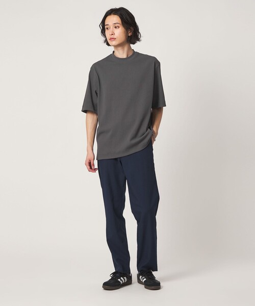 A DAY IN THE LIFE UNITED ARROWS(アデイインザライフユナイテッドアローズ)の「ドライ ドビージャガード リラックス カットソー-吸水速乾-<A DAY IN THE LIFE>(Tシャツ/カットソー・メンズ・ブラック/ホワイト/ダークグレー・M/XL/L)」の22枚目の写真