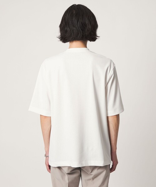 A DAY IN THE LIFE UNITED ARROWS(アデイインザライフユナイテッドアローズ)の「ドライ ドビージャガード リラックス カットソー-吸水速乾-<A DAY IN THE LIFE>(Tシャツ/カットソー・メンズ・ブラック/ホワイト/ダークグレー・M/XL/L)」の19枚目の写真