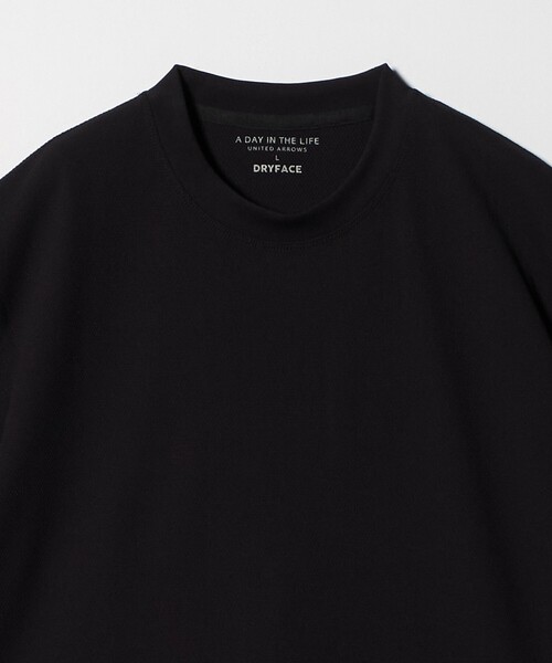 A DAY IN THE LIFE UNITED ARROWS(アデイインザライフユナイテッドアローズ)の「ドライ ドビージャガード リラックス カットソー-吸水速乾-<A DAY IN THE LIFE>(Tシャツ/カットソー・メンズ・ブラック/ホワイト/ダークグレー・M/XL/L)」の5枚目の写真