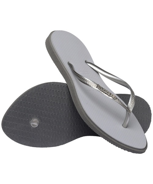 havaianas（ハワイアナス）の「SLIM POINT（サンダル・レディース・グレー/ベージュ/イエロー/ライトグリーン/ピンク・25.5cm/24.5cm/23cm）」の2枚目の写真