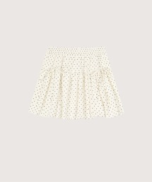 Dots Flare Mini Skirt