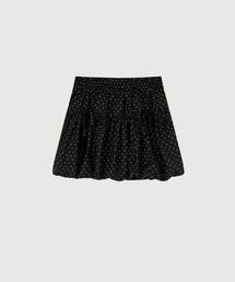 Dots Flare Mini Skirt