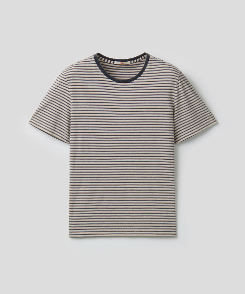 MMIC(エムエムアイシー)の「SUNSTRIPE TEE (NAVY)(Tシャツ/カットソー・メンズ・その他・MEDIUM/LARGE)」の1枚目の写真