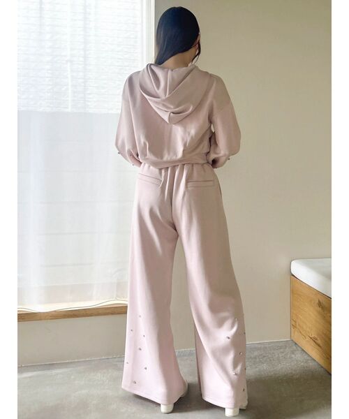 dazzlin(ダズリン)の「ヘムビジュースウェットパンツ(スウェットパンツ・レディース・ブラウン/ピンク/アイボリー・MEDIUM/SMALL)」の17枚目の写真