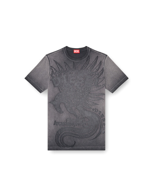 DIESEL（ディーゼル）の「メンズ Tシャツ T-RAWJUST-AA1（Tシャツ/カットソー・メンズ・ホワイト系その他/グレー系その他・MEDIUM/LARGE/SMALL/X-LARGE/X-SMALL/XXX-LARGE/XX-LARGE）」の12枚目の写真