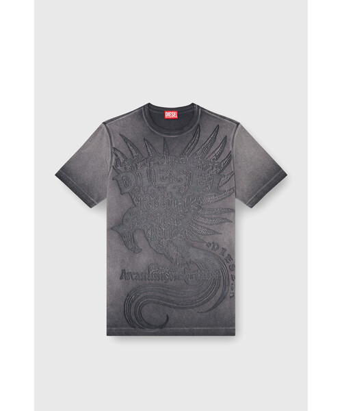 DIESEL（ディーゼル）の「メンズ Tシャツ T-RAWJUST-AA1（Tシャツ/カットソー・メンズ・ホワイト系その他/グレー系その他・MEDIUM/LARGE/SMALL/X-LARGE/X-SMALL/XXX-LARGE/XX-LARGE）」の3枚目の写真